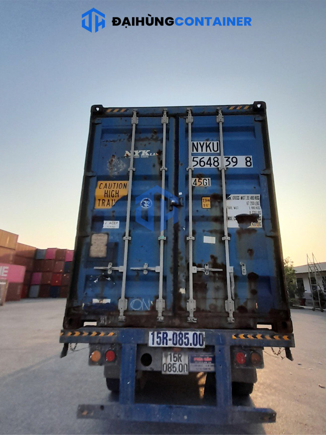 Kích thước đạt chuẩn của container khô 40feet tại Đại Hùng Container