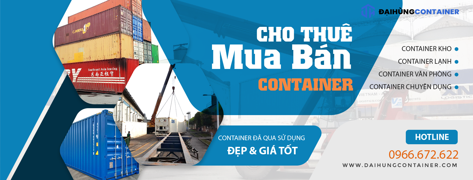 Đại Hùng Container - Đơn vị mua bán container chất lượng, giá tốt nhất Hải Phòng