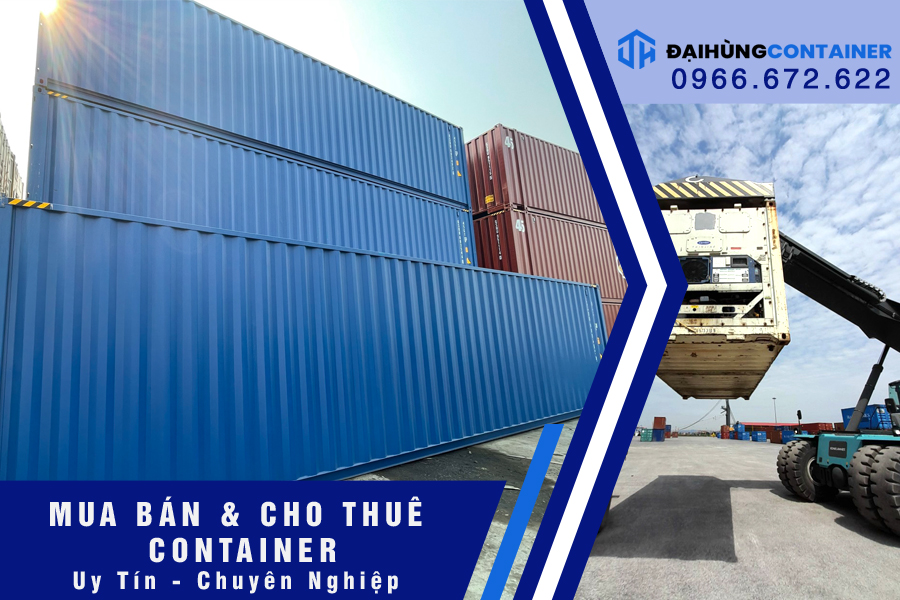 Đại Hùng Container chuyên mua bán container văn phòng tại Hải Phòng - Thiết bị nội thất FULL ĐẸP