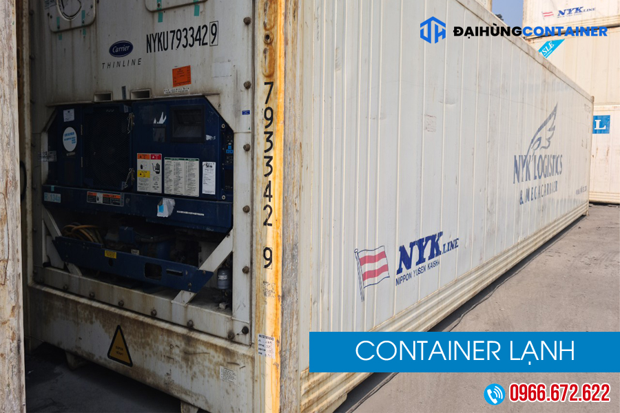 Đại Hùng Container cho thuê container lạnh 20 feet, 40feet giá tốt