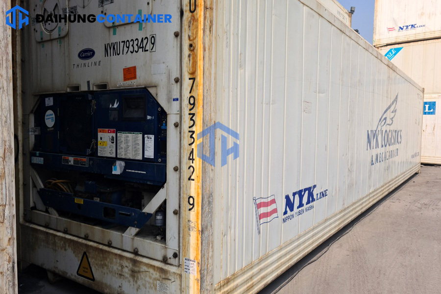 Container cũ tại Đại Hùng có thể dùng làm kho chứa hàng hoặc kho lạnh
