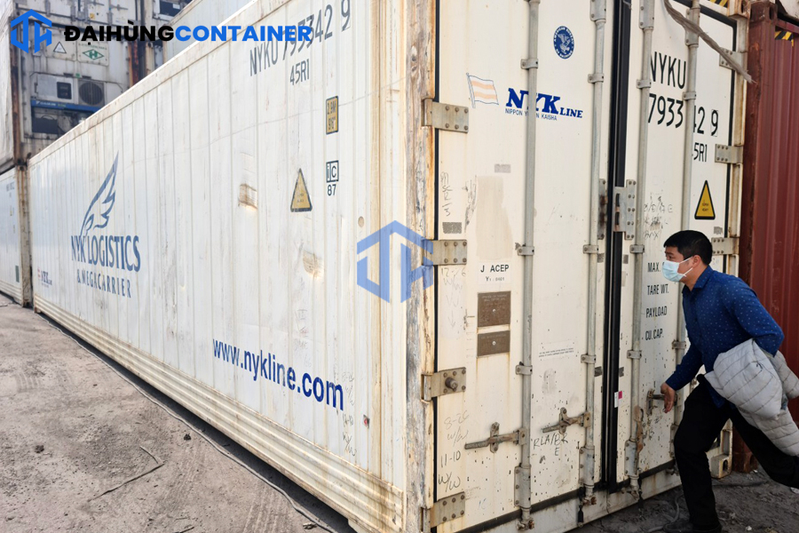 Đại Hùng Container cung cấp container lạnh 20ft, 40ft chất lượng bền bỉ tại Hải Phòng