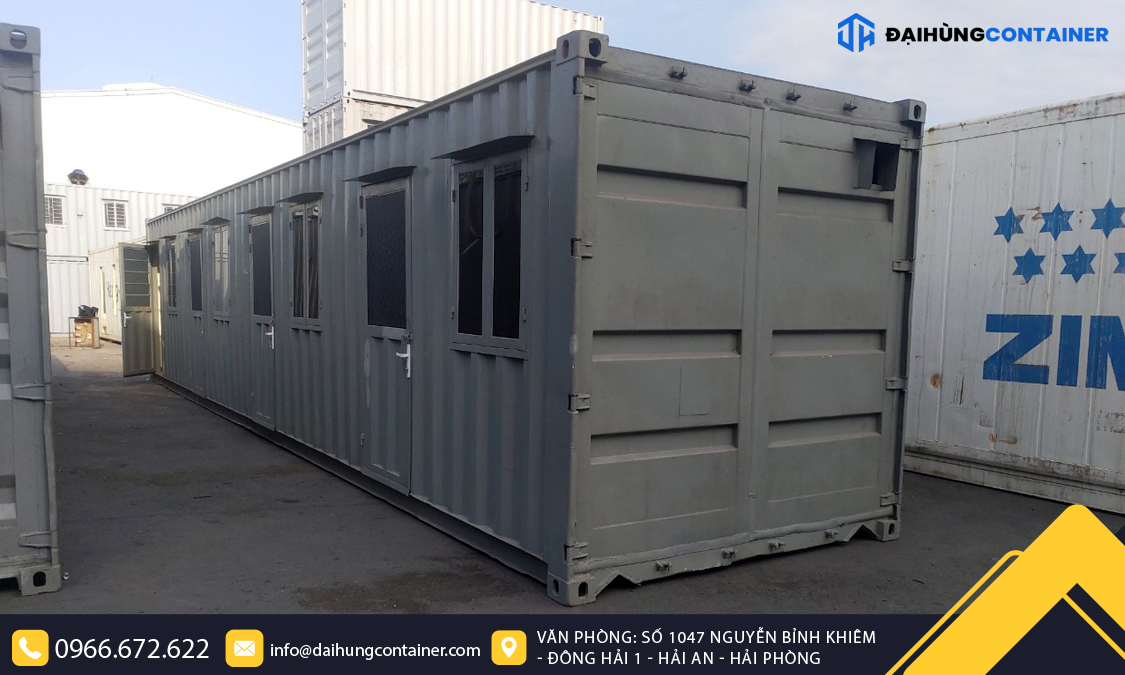 Đại Hùng Container - địa chỉ bán container giá rẻ chất lượng và uy tín nhất tại Hải Phòng