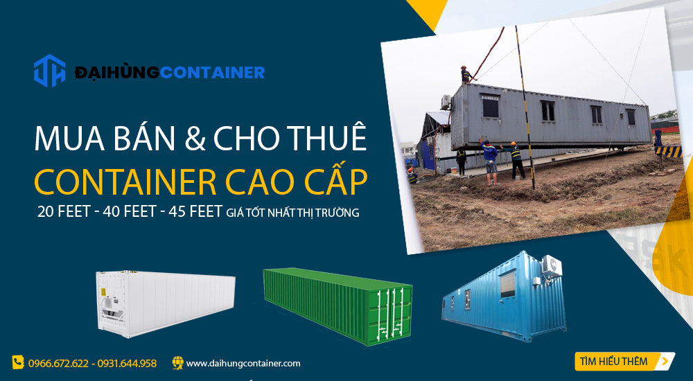 Bán container cũ 20feet, 40 feet tại Bắc Giang giá rẻ, chất lượng