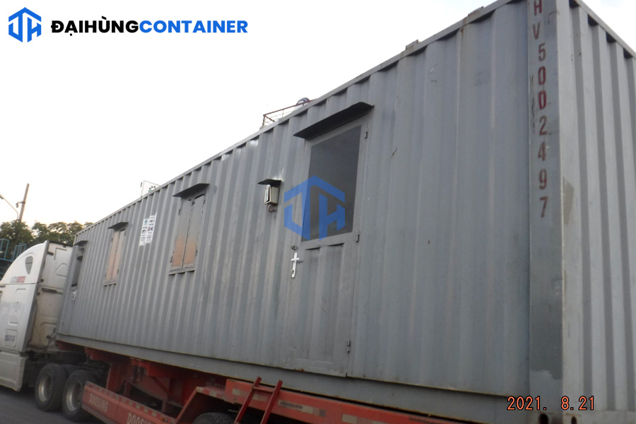 Cung cấp container văn phòng 40feet tại Thái Nguyên chất lượng 70-80%