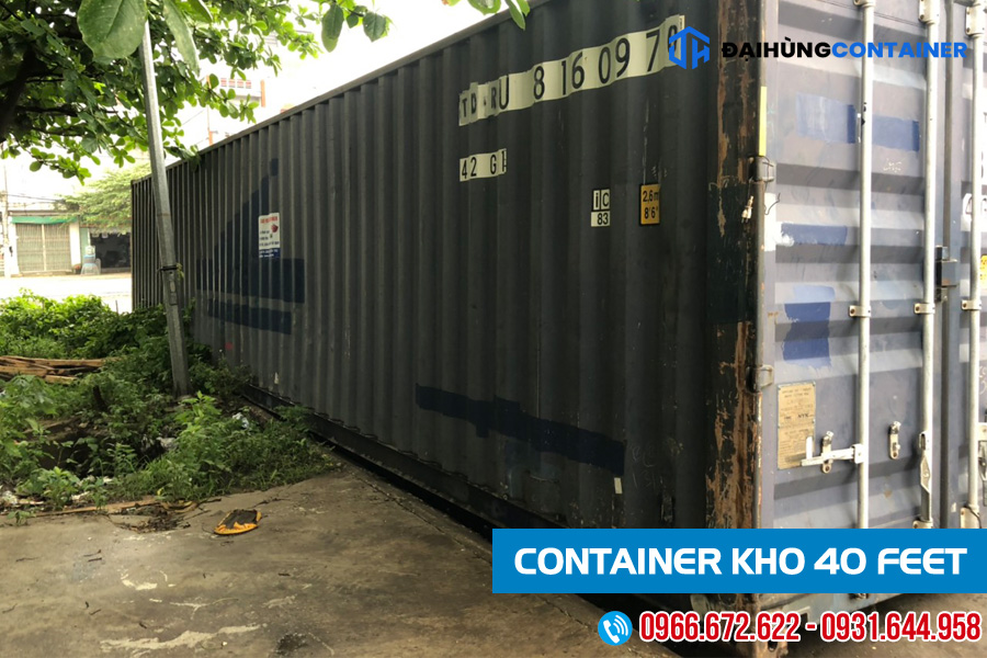 Cho thuê container kho cũ chất lượng cao, giá ưu đãi tại Bắc Giang
