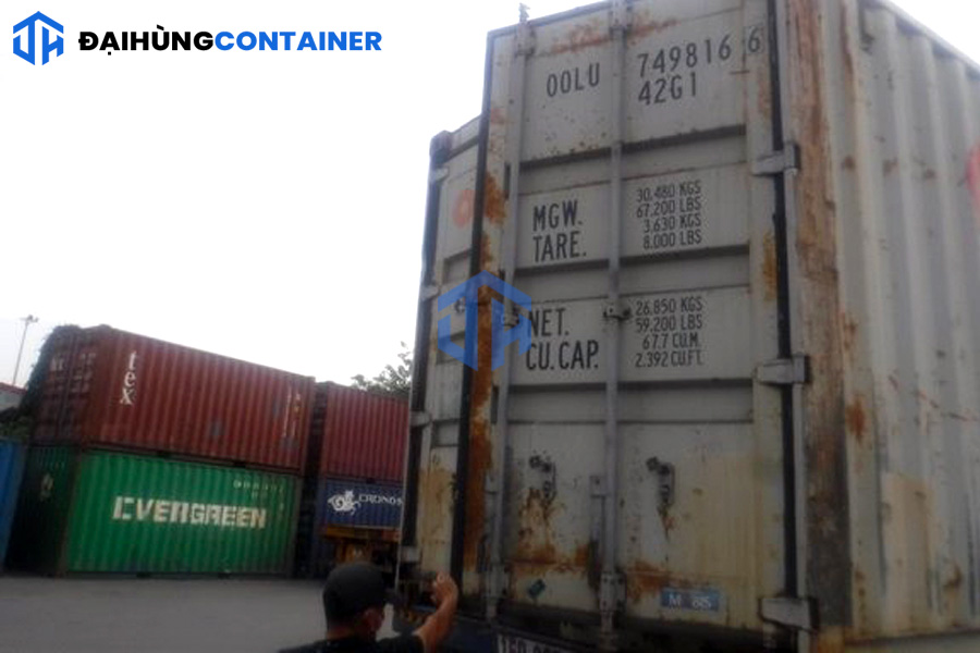 Đại Hùng Container cung cấp container kho chất lượng tốt nhất tại Hải Phòng