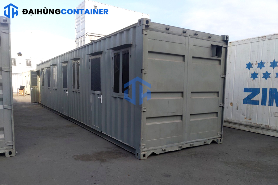Thiết kế container văn phòng 20feet với đầy đủ nội thất tại Bắc Giang