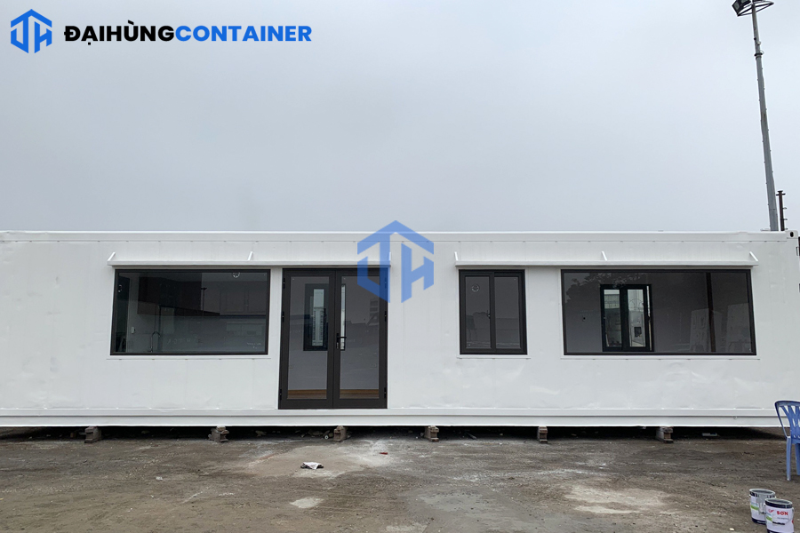 Thiết kế container văn phòng 40feet với đầy đủ nội thất tại Bắc Giang