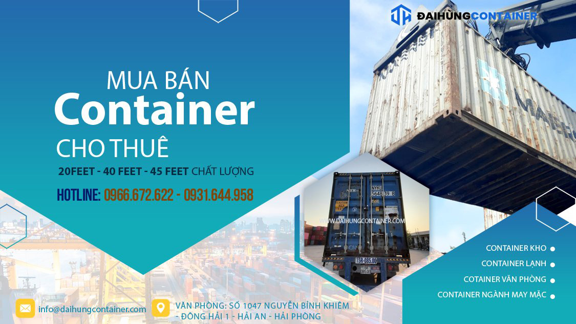 Đại Hùng Container chuyên mua bán và cho thuê container lạnh 40 feet cũ chất lượng tại Vĩnh Phúc