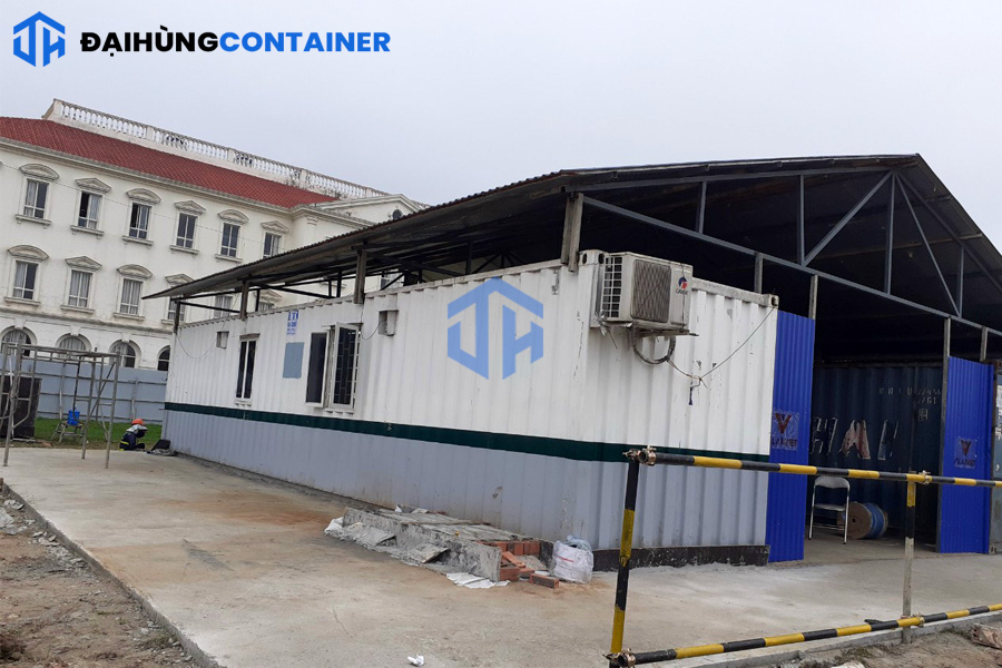 Container văn phòng tại Đại Hùng có kết cấu chắc chắn, độ bền cao