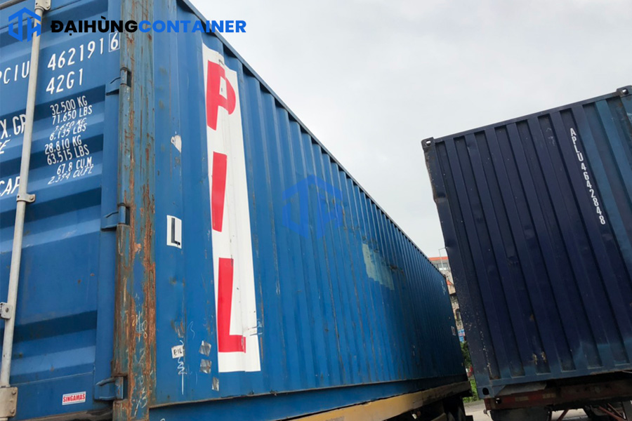 Container cũ hiện nay được dùng làm kho chứa hàng hóa,trang thiết bị, vật tư, máy móc