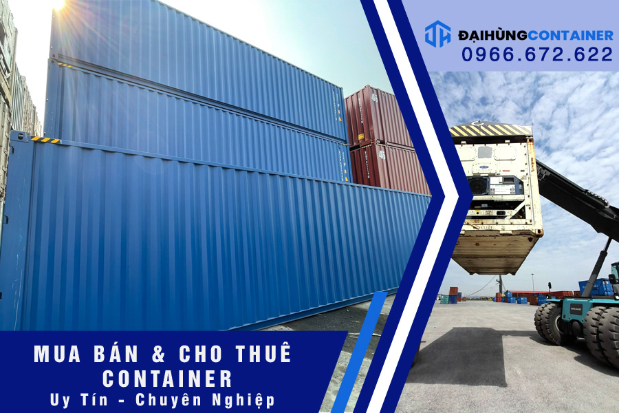 Đại Hùng Container cung cấp container kho cũ chất lượng, giá tốt tại Hưng Yên