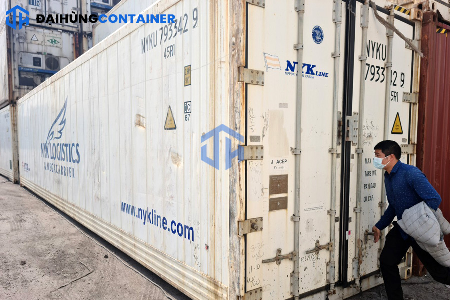 Container lạnh 40 feet chất lượng, giá tốt tại Đại Hùng Container