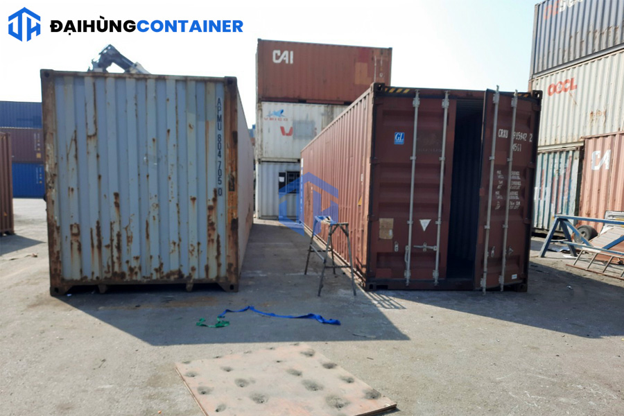 Container 20feet, 40feet được sử dụng phổ biến tại Thái Nguyên