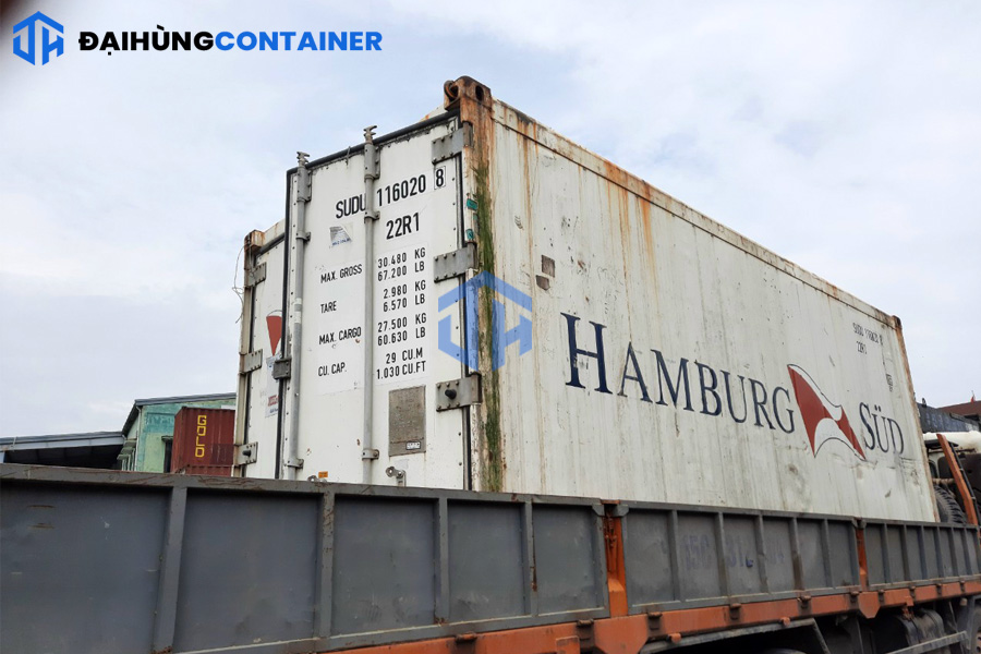 Kích thước của container kho 20ft và 40ft tại Đại Hùng Container