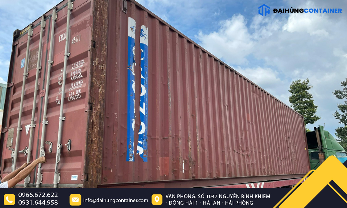 Đại Hùng Container - Nơi bán container cũ giá rẻ tại Bắc Giang, uy tín, chất lượng