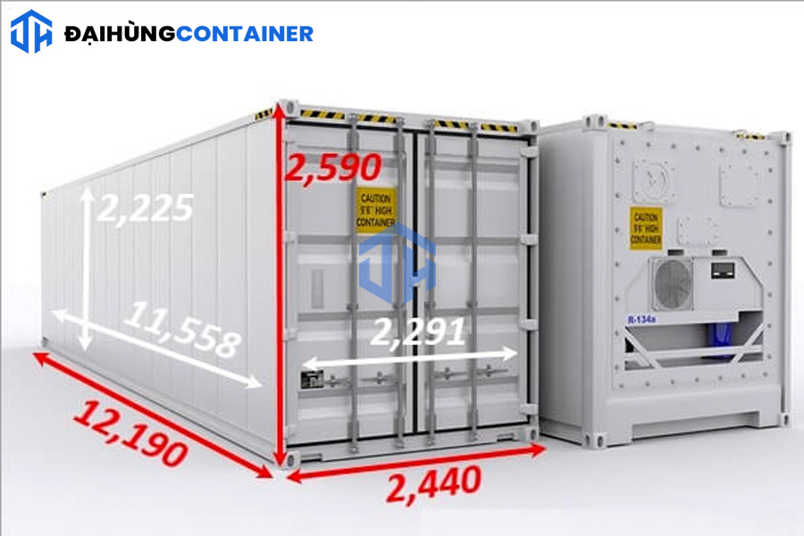 Đại Hùng cung cấp container văn phòng đủ kích thước từ 20feet đến 40feet