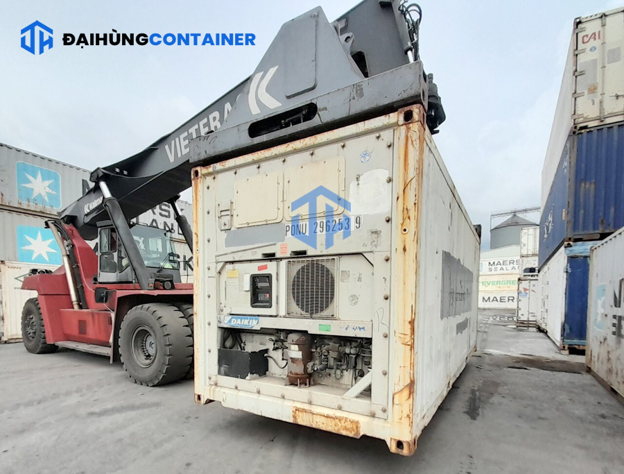 Đại Hùng Container cung cấp container lạnh 20ft, 40ft chất lượng bền bỉ 